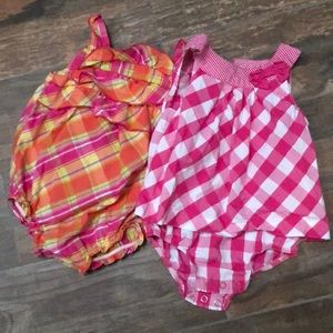 Carters 18month summer rompers